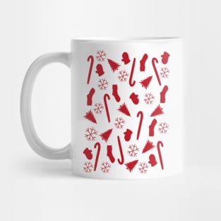 Happy New Year Holiday Vibes Pattern Mug